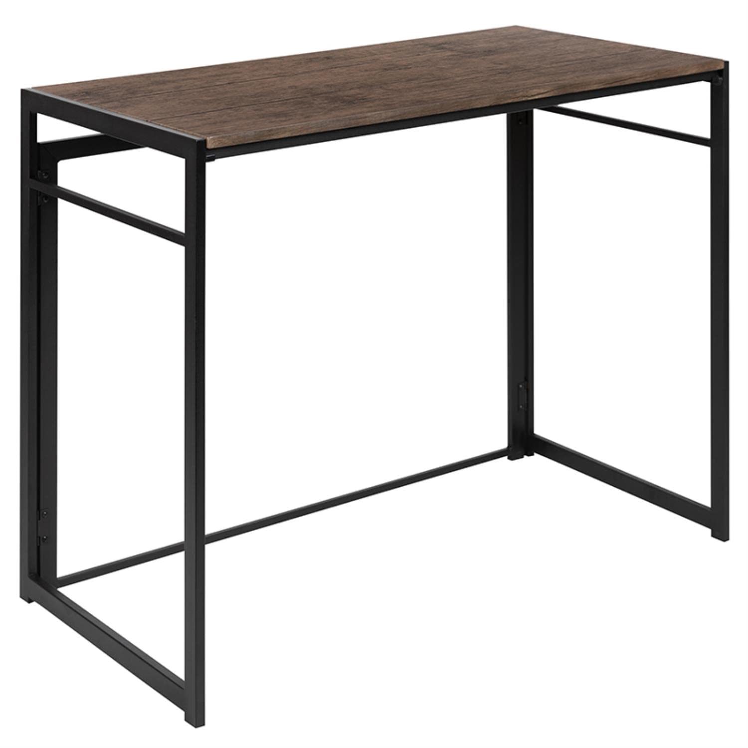 Photo 1 of **Minor Damage** Flash Furniture Walker Rustic Home Office Folding Computer Desk - 40"