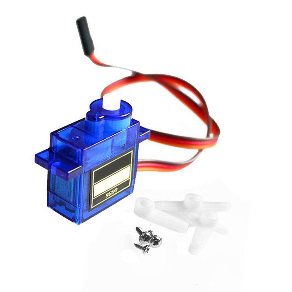 SG90 9G Micro Servo Moteur 6 Pièces 90-180-360 Degrés RC Direction 450 Aile Fixe-Robot Hélicoptère Contrôle Avion (360 degrés)