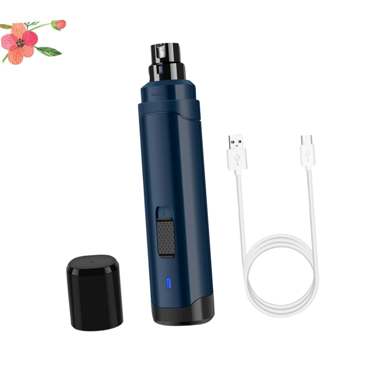 Toddmomy Recortador De Uñas Eléctrico para Mascotas Pulidor De Uñas para Patas De Perro Recargable Motor Silencioso Material Abs Fácil De Manejar para El Cuidado De Mascotas