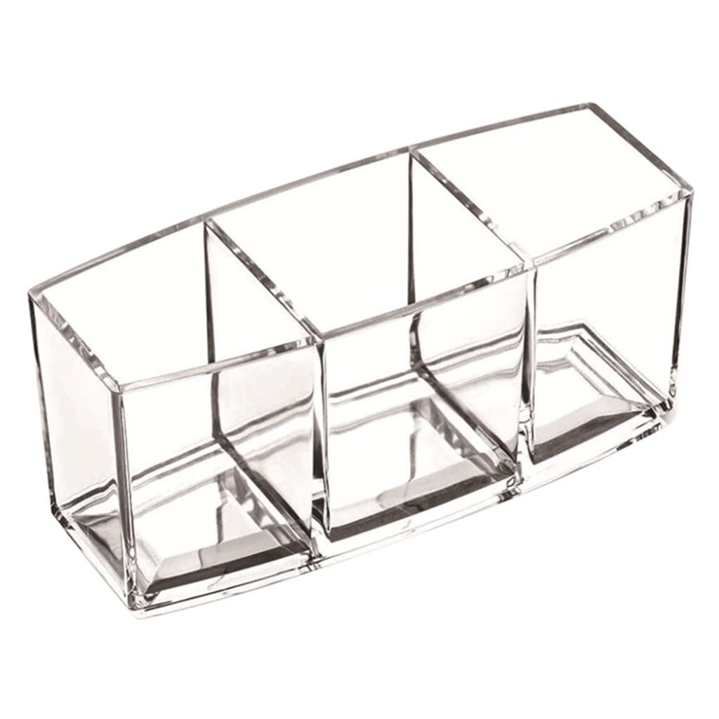 TJLSS Soporte para brochas de Maquillaje, Organizador de Maquillaje, Caja de Almacenamiento de cosméticos, lápiz Labial, lápiz de Cejas, Soporte de exhibición Present