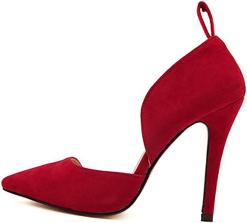 MMJULY Z&L Fashion Women's Pointy Toe High Heel Stiletto Big Bow Dress Pumps - Image 8