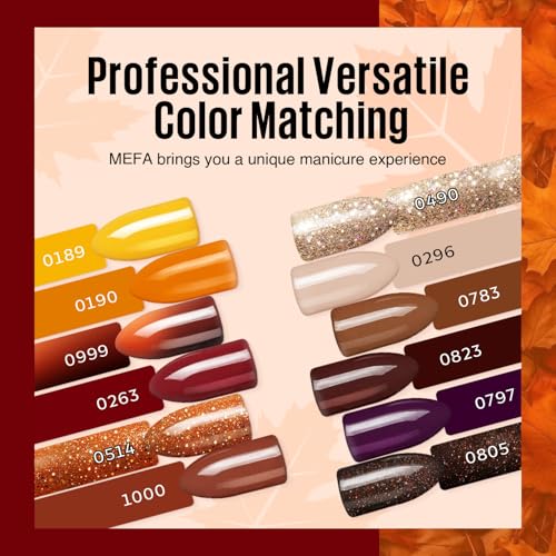Mefa MF-00251 19 Pcs Gel Nail Polish Kit thumb #2