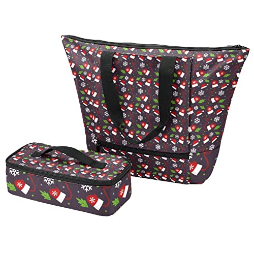 Grand sac fourre-tout et sac isotherme avec accessoires pour le travail