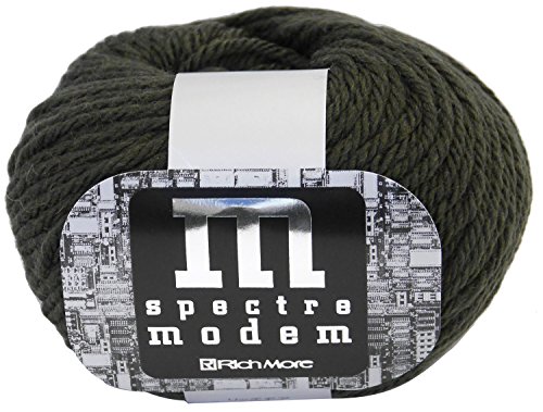 リッチモア スペクトルモデム 毛糸 極太 Col.53 グリーン 系 40g 約80m 5玉セット 2098