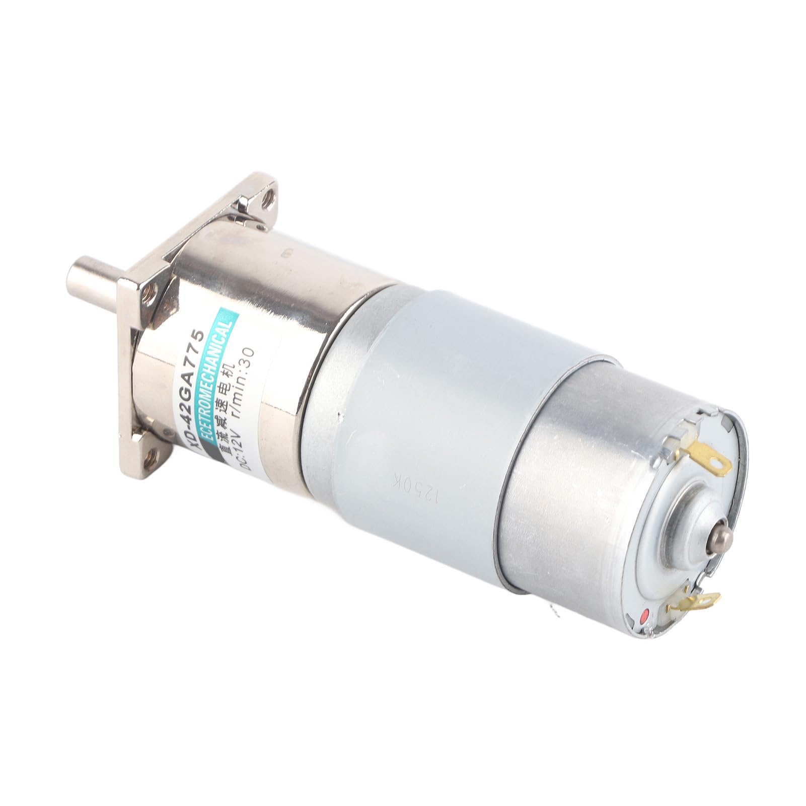 Motor de engranaje CC Mini baja velocidad CW CCW soporte de imán permanente Control deportivo 12V XD42GA755 (30 rpm/min)
