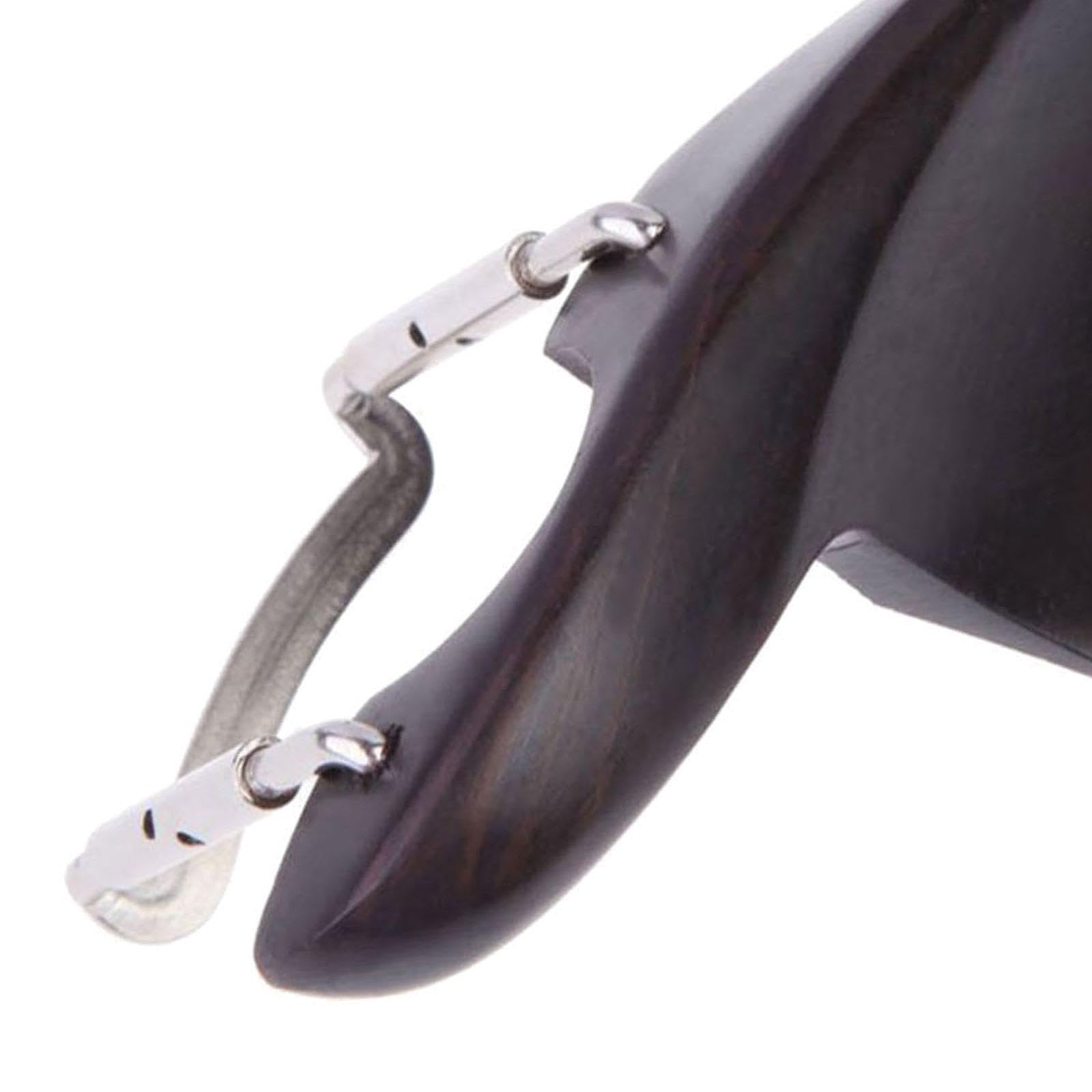 DYNWAVE Violin Chinrest Violin Cheek Pad Wood Multifunction Comfortable Musical Instrument Accessories for Stage Performance Concert
