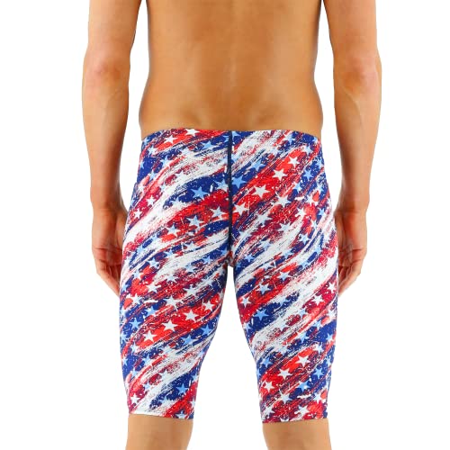 Image of TYR Men's Durafast One Jammer - Solid Training Athletic Swimsuit Briefs