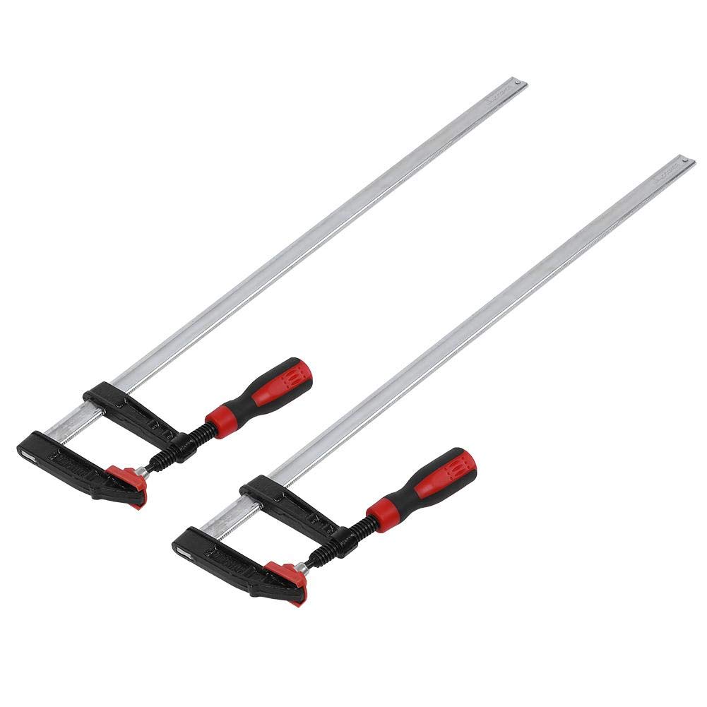 F-Bar Morsetto carpentiere Morsetti a vite per impieghi gravosi Morsetti F Morsetti per barre per la lavorazione del legno Kit di utensili manuali fai-da-te a scorrimento rapido 80 * 600mm 2 pezzi