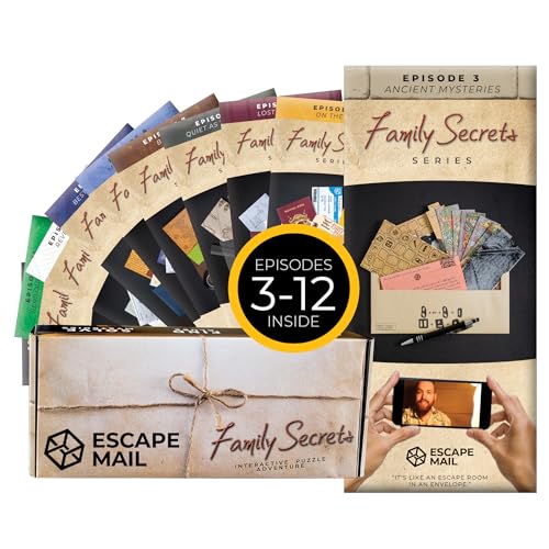 Escape Mail Family Secrets le cadeau mémorable pour ados et adultes