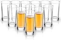 Vista 7 de Juego de vasos de chupito con base pesada, 1.2 oz (paquete de 12) vasos transparentes para whisky y licores - JM02