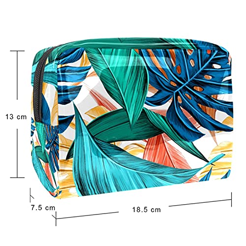 Cadeau idéal pour filles : trousse de toilette feuilles tropicales - 5