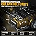 48V 105Ah Lithium Golf Cart Batteries, Built-in 200A BMS Peak current 1000A with Touch Monitor & Mobile APP, 6000+ Cycles Rechargeable, Perfect for Golf Carts(with 58.4V 22A fast charger)
