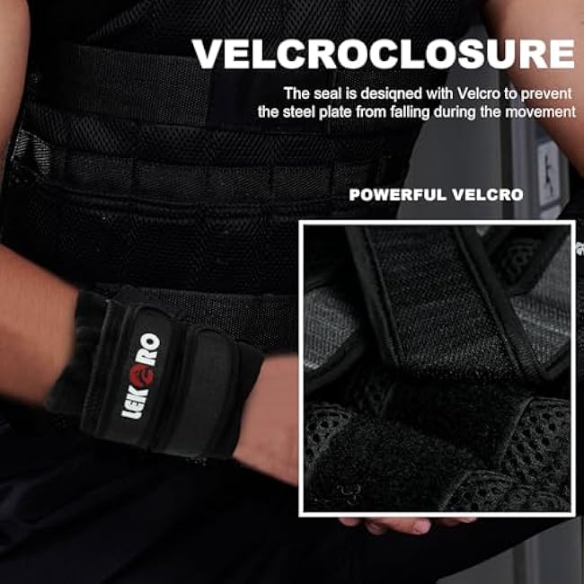 Adjustable Wrist Ankle Weights, Removable Arm & Leg Weight for Men & Women, Fitness, Strength Training, Running, Walking, Jogging, 1 Pair 2 Pack