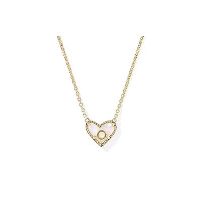 Kendra Scott Heart Letter O Short Pendant Women