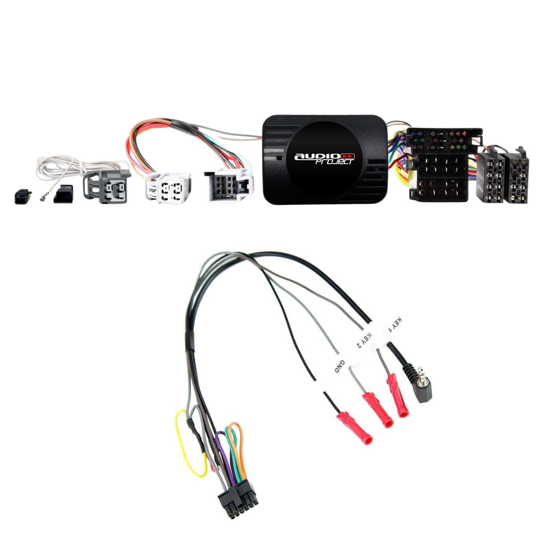Audioproject A400.3-24 - CAN Bus Adapter + Basis Lenkradfernbedienung für FIAT Ducato 8 ab Bj. 2021-9 ab Bj. 2025 für Autoradio Pioneer Kenwood JVC Alpine u.a.