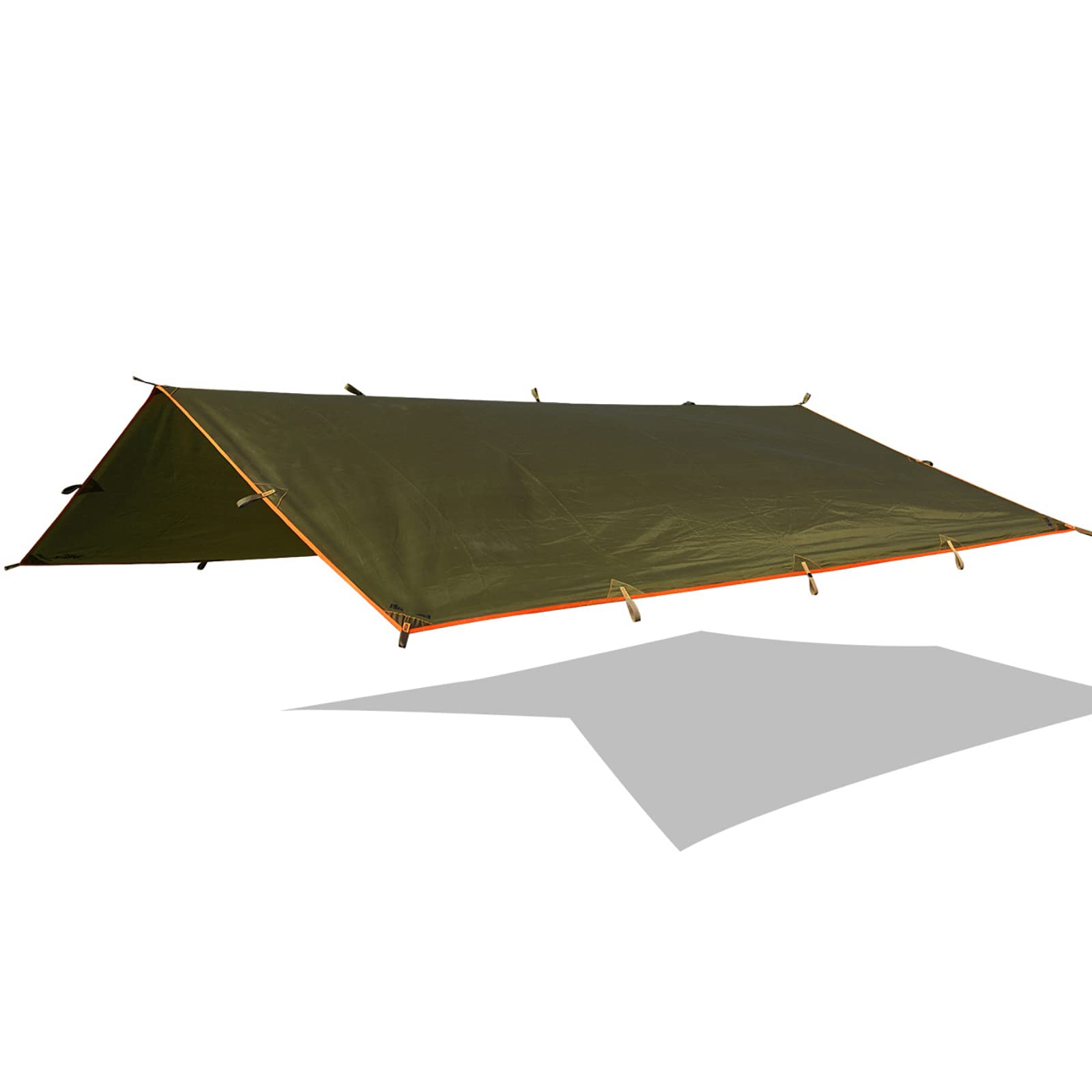 Hamac de bâche de Tente de Camping de 10,4 * 9,8 Pieds pour 2 Personnes, bâche de hamac, bâche de Camping imperméable légère, matériau PU, pour Le Camping, la randonnée