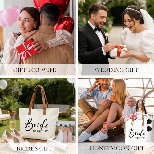 Bolsa de lona para mujer, regalos para novia miniatura 2