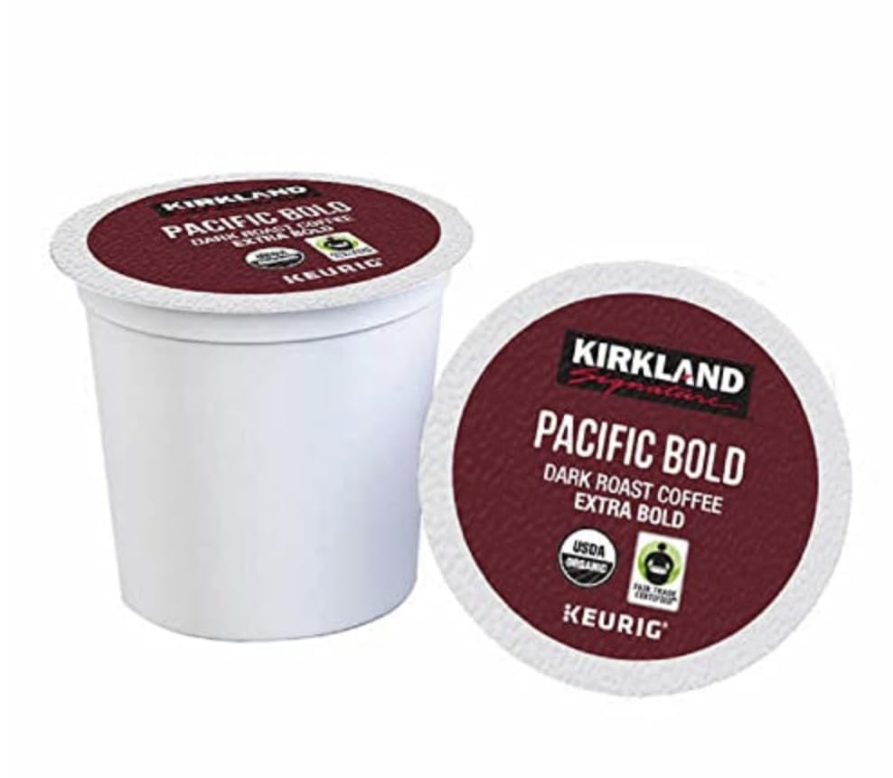 Miniatura 2 de Kirkland Signature Pacific Bold Coffee, oscuro, 30 cápsulas K-Cup + Kirkland Signature Organic Breakfast Blend Light Roast Coffee, 30 cápsulas K-Cup