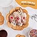 Waffle Cone Chips For Ice Cream Nachos - Round Waffle Cone Chips - Waffle Cones For Ice Cream - Crispy Waffle Chips - Ice Cream Cone Chips - Round Waffle Cookies - Bulk Pack - 1,000 Chips