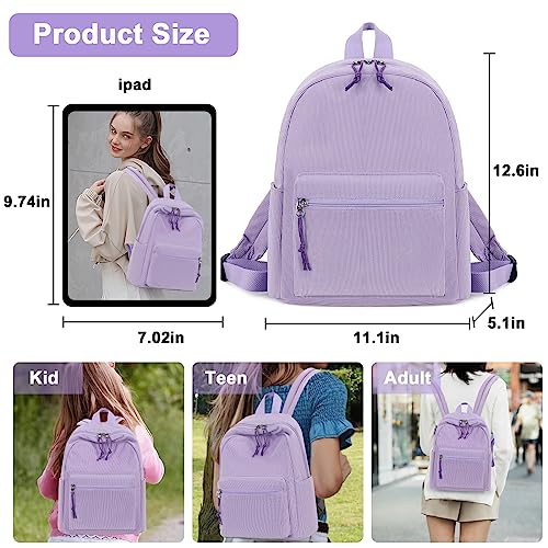 Image of BTOOP Mini Backpack Women Girls Water-resistant Small Backpack Purse Shoulder Bag for Womens Adult Kids School Travel