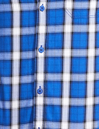 Image of Spykar Men's Checked Slim Fit Shirt
