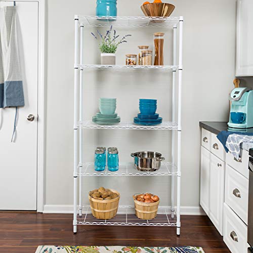 Honey-Can-Do SHF-01573 5-Tier Adjustable Shelving System thumb #3