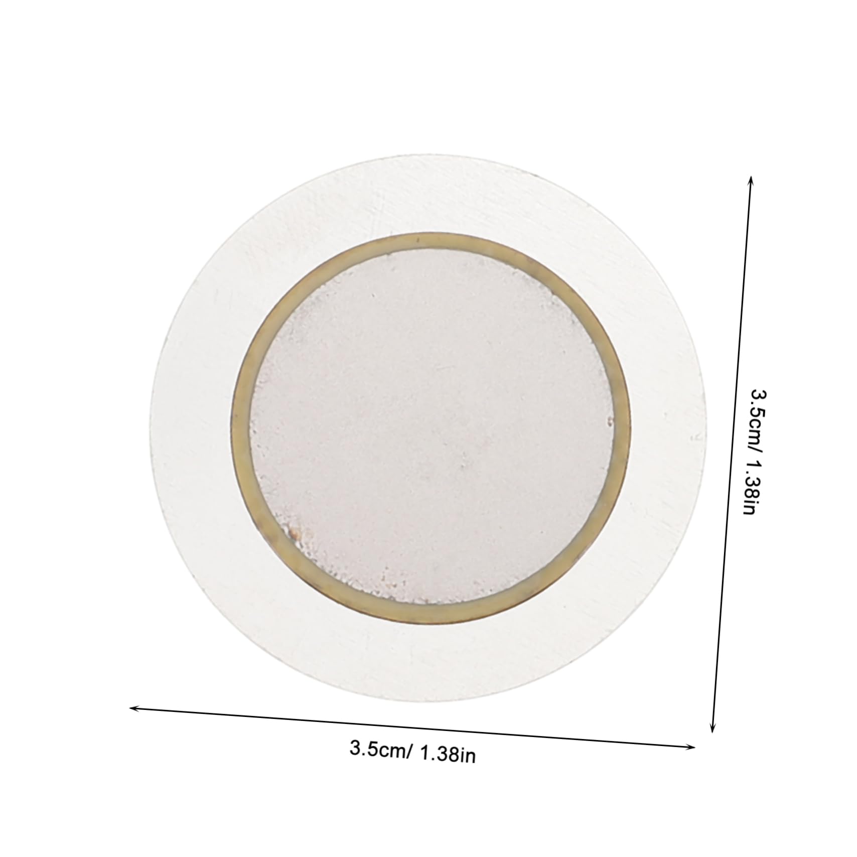 HEMOTON Metal Buzzer Piezo Disc Pcs Guitar Pickup Buzzer Ceramic Leads Trigger