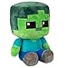 JINX 10101 Minecraft Crafter Zombie Jouet en Peluche Multicolore 22 cm