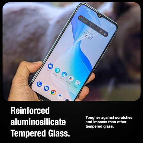 Image of Supershieldz NeoGuard HD+ Tempered Glass Screen Protector Guard For iQOO Z6 Lite / Z3 and Z6 (6.58 Inch), 9H Hardness, Anti-Static, Case-Friendly, Easy Installation Kit - 1 Pack