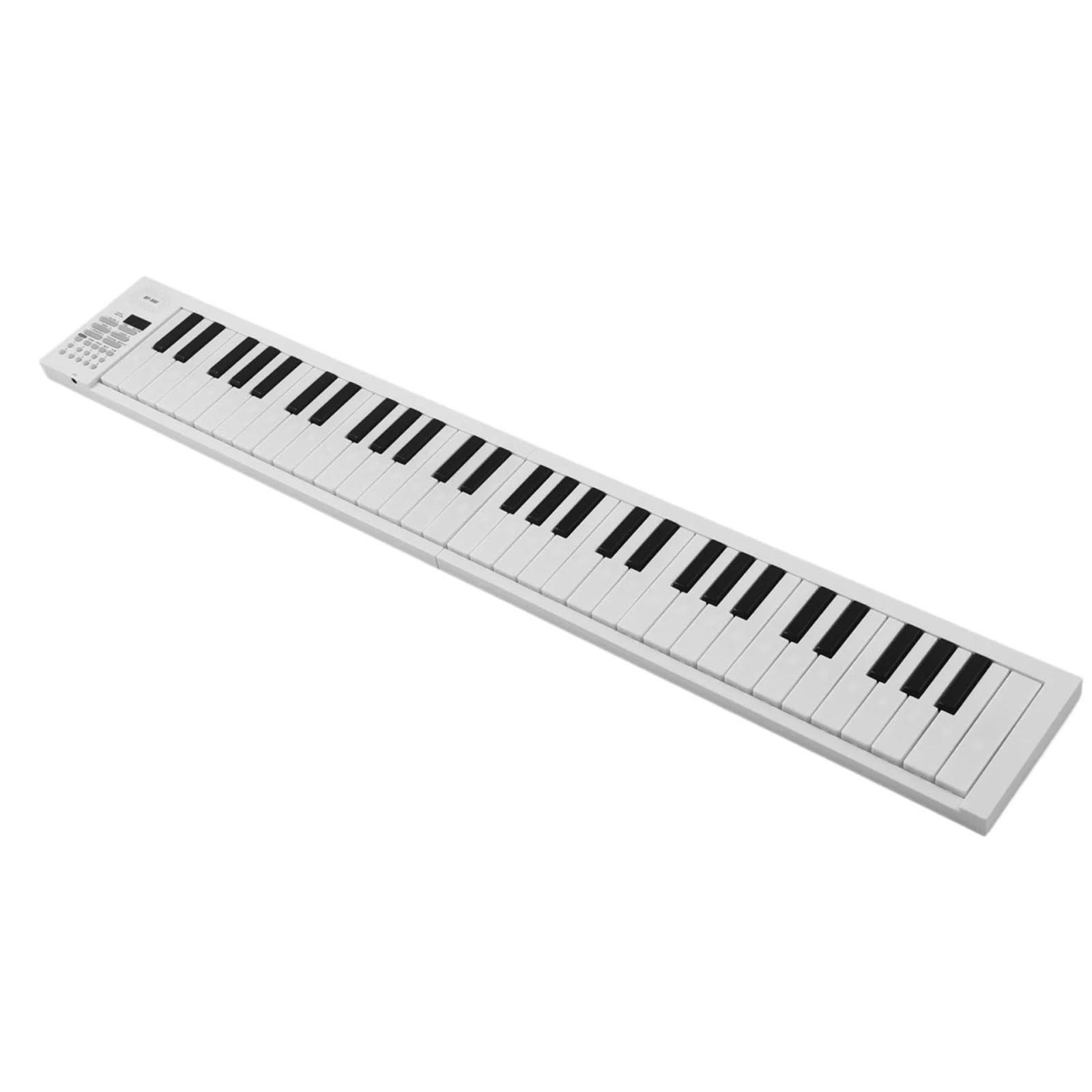 Pianino Elektroniczne Miłośnicy Muzyki 61 Klawiszowe Składane Pianino Elektroniczne Wielofunkcyjna Klawiatura Z Wyświetlaczem LED
