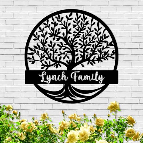 Dyoart Custom Tree of Life Monogram Name Signs | Personalized