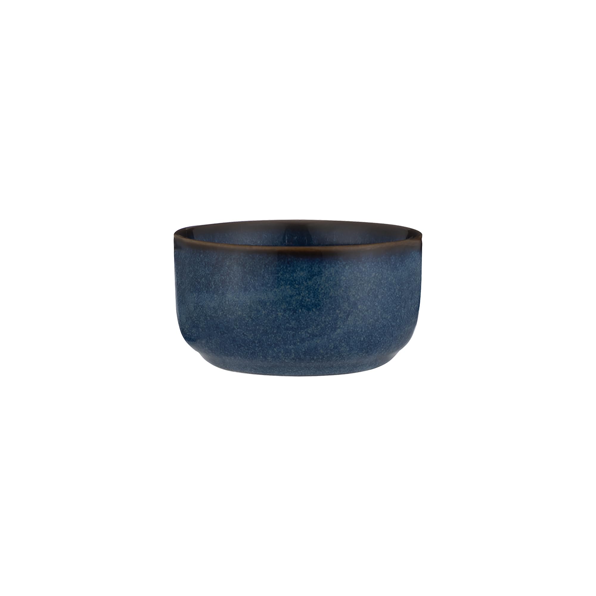 Mason Cash Reactive Blue Ramekin Dish 9cm | 150ml Stoneware Dessert Dish with Unique Glaze Finish – Ideal for Crème Brûlée, Soufflés & Dips | Dishwasher & Microwave Safe
