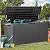 YITAHOME 80 Gallon Resin Deck Box, Weather Resistant Outdoor Storage Box, Lockable Indoor Outdoor Storage for Supplies and Essentials, Dark Gray
