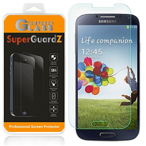 [2-Pack] for Samsung Galaxy S4 - SuperGuardZ® Tempered Glass Screen Protector, 9H, 0.3mm, 2.5D Round Edge, Anti-Scratch, Anti-Bubble