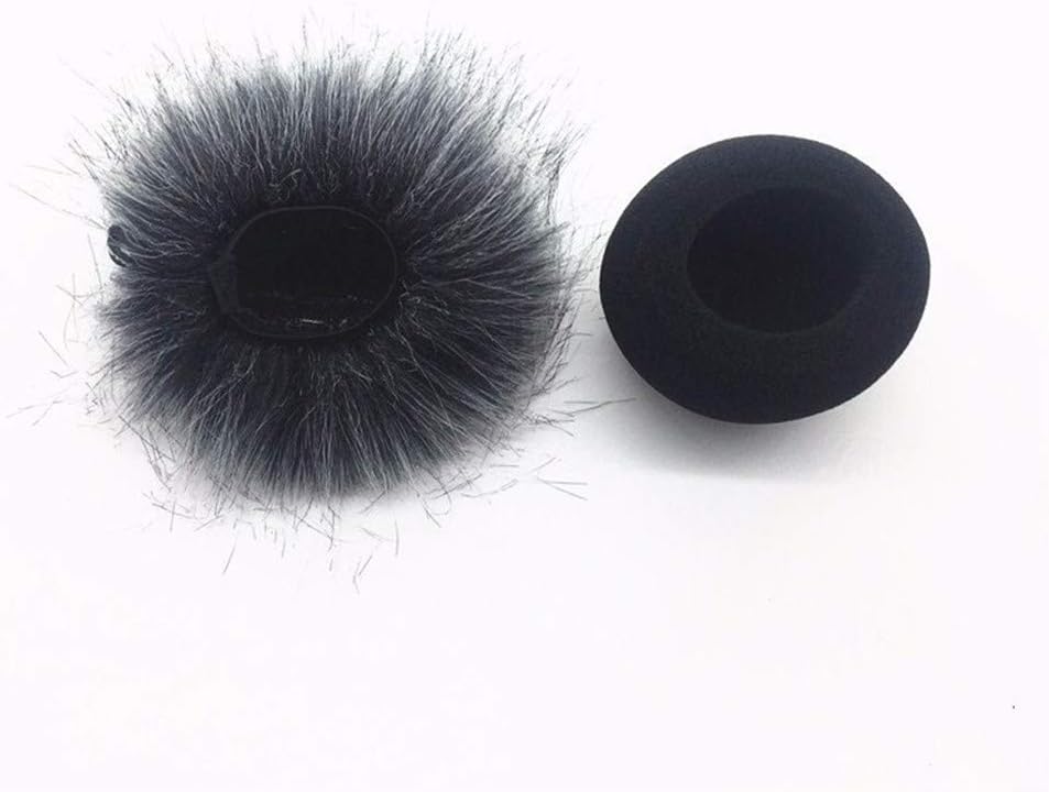 SHOTAY Furry Windscreen Muff Wind Cover Foam Filter Sponge Microphone Windproof Cover for Zoom H1 Handy Recorder Mic + Sponge Cover SHOTAY Furry Windscreen Muff Wind Cover Foam Filter Sponge Microphone Windproof Cover for Zoom H1 Handy Recorder Mic + Sponge Cover