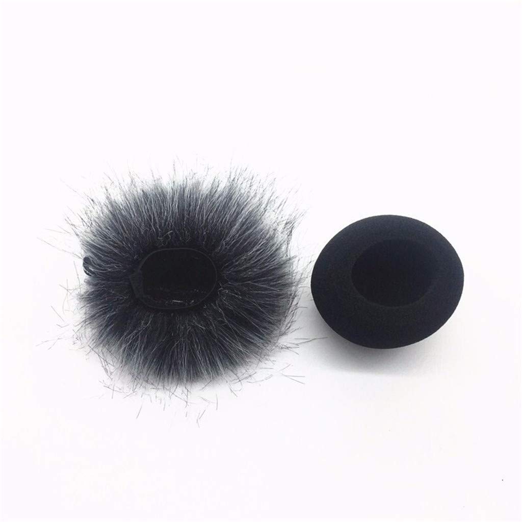 angwang Furry Windscreen Muff Wind Cover Foam Filter Sponge Microphone Windproof Cover for Zoom H1 Handy Recorder Mic