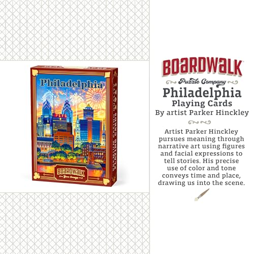 Baraja de Poker Philadelphia con diseño exclusivo Featherlight miniatura 6