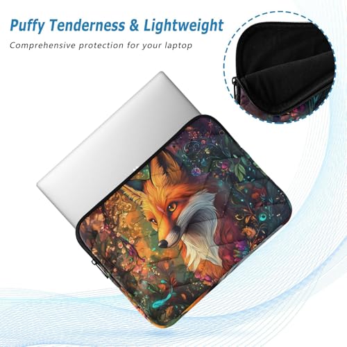 Funda portátil vintage Fox naranja tamaño grande miniatura 5
