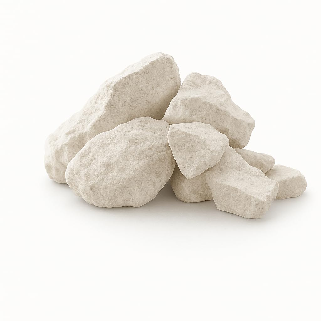 Gros plan sur les roches SunGrow, montrant leur texture naturelle et leur taille moyenne pour l'intégration dans un aquarium.