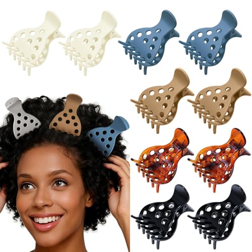 SGQTGIMU 10 Stück Ansatzclips für Lockiges Haarvolumen Volumen Clips Haar Ansatz Volumenclip für den Haaransatz für federnde Locken Haarvolumen-Clips ohne Knickfalten