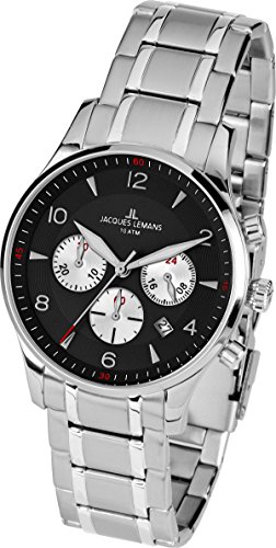 Jacques Lemans Analog Black Dial Men's Watch - London