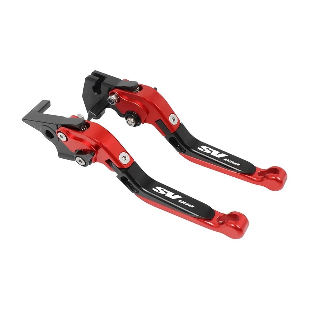 MLIOJU Motorcycle Clutch Lever SV 650 SV650S Motorcycle Adjustable Extendable Folding Brake Clutch Levers Handlebar Grips for SV650 SV 650S 1999-2012