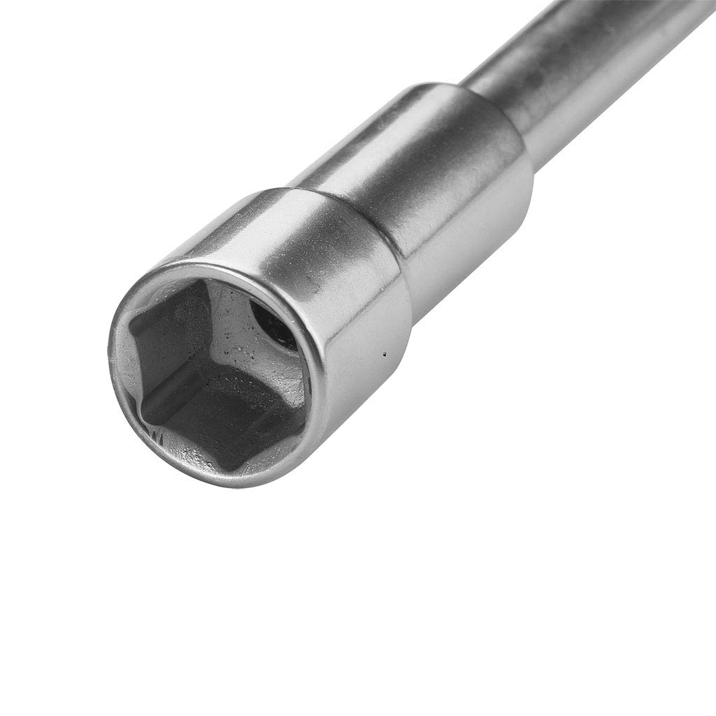 Rhino - Clés tubulaires et à pipe, Lot de 5 clés à pipe débouchées, jeu de 5 clés tubulaires - Diamètre 8 à 17 mm - Empreinte 6/12 pans - Fabriqué en Acier (Chrome Vanadium) - Garantie à vie 3562