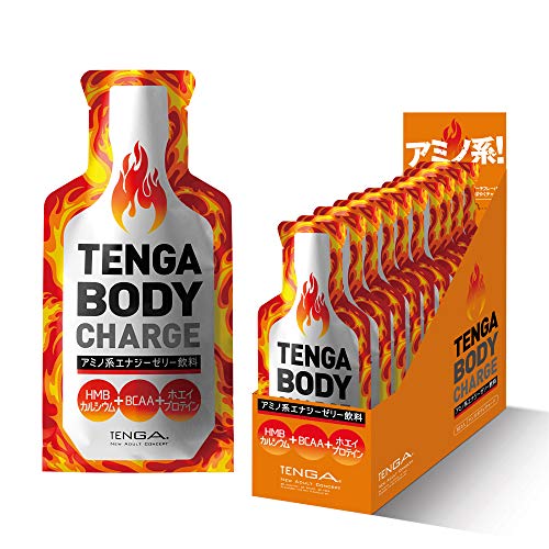 TENGA BODY CHARGE テンガ ボディ チャージ 10個入りボックス ホエイプロテイン配合 アミノ系エナジーゼリー飲料のサムネイル