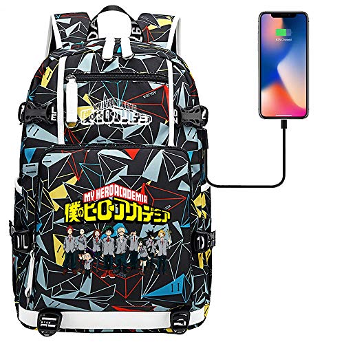 Preisvergleich Produktbild Mädchen Camping Rucksack Bergsteigen Rucksack Freizeit Rucksack USB Ladeanschluss Laderucksack 45cm * 30cm * 15cm Stil G
