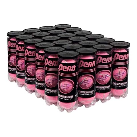 Penn Tennisbälle Championship Pink - extra belastbare Filzbälle unter Druck thumbnail
