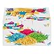 Genio Kids Magic Sand Rosa, 1,2 kg Knete Sand Bunt, Sandknete für Kinder, Magischer Sand Nachfüllpack, Modelliersand für Mädchen und Jungen (Rosa)