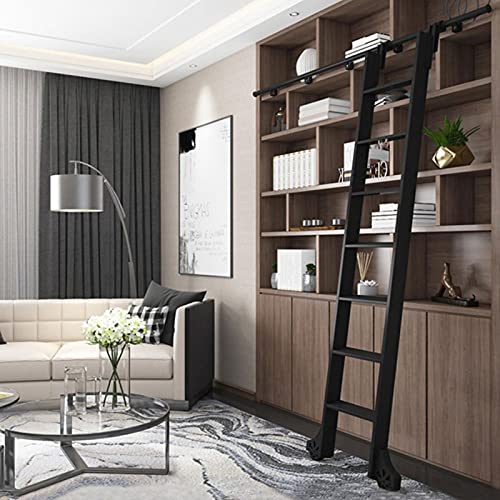 Kit de herrajes para un acceso moderno en loft con riel de 300 cm 7