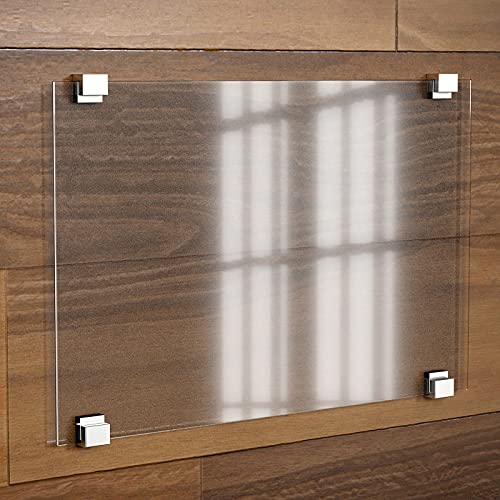 Image of Outus 4 Pcs 12 x 12 Inch Clear Acrylic Sheet 1 /16 Inch Thick Transparent Acrylic Sheet Clear Plastic Panel Cast Glass Sheets for DIY Handcraft Decor Picture Frame Paintings Display Art Craft