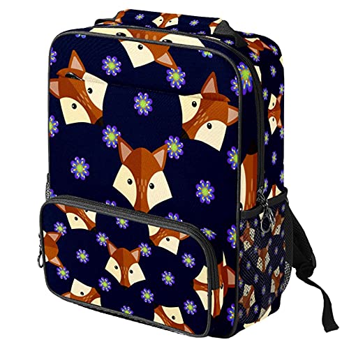 Sac de travail tendance et ergonomique pour ordinateur avec grand compartiment fleuri
